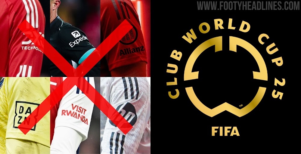  FIFA不允許世俱杯球隊(duì)有袖標(biāo)贊助，需貼上世俱杯徽標(biāo)