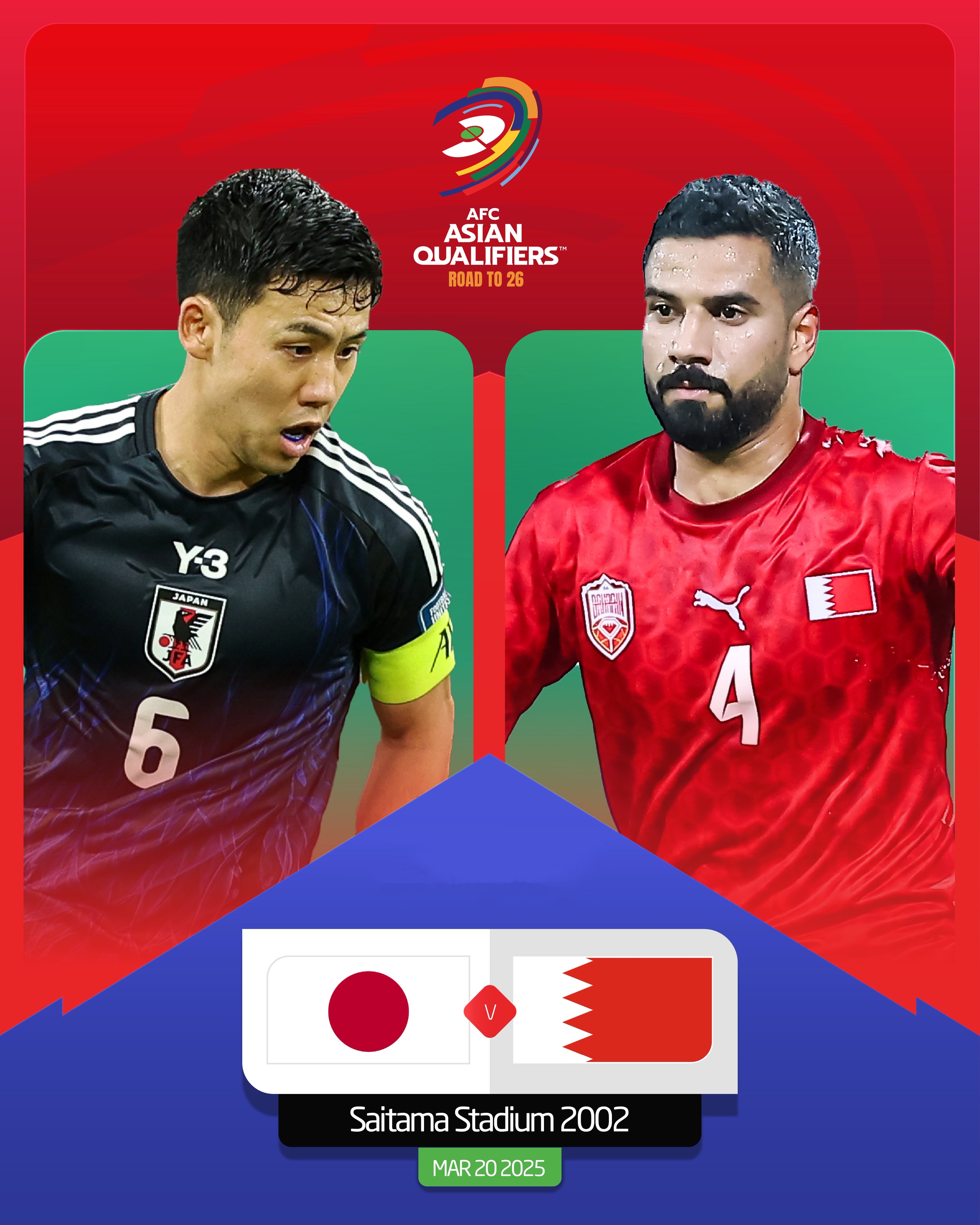  贏球即進(jìn)世界杯！日本vs巴林：日本全主力出戰(zhàn)，三笘薰、久保先發(fā)