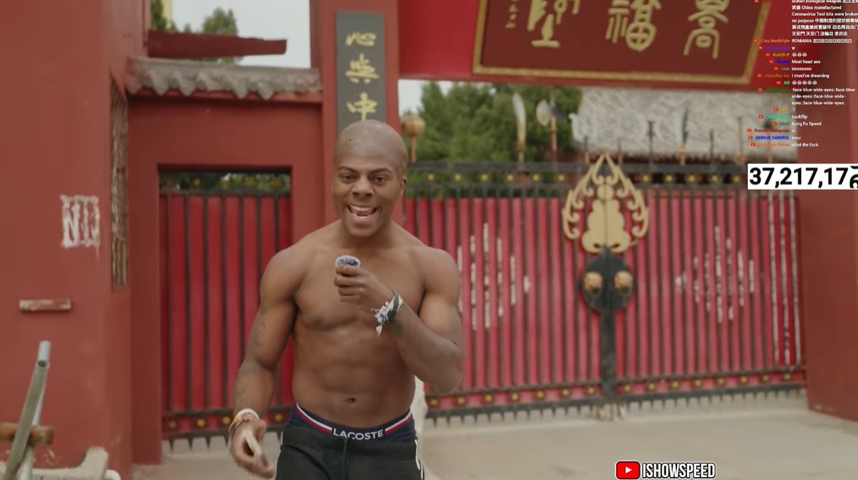  光頭造型！Speed中國(guó)行來到鄭州少林寺，上香拜佛學(xué)功夫