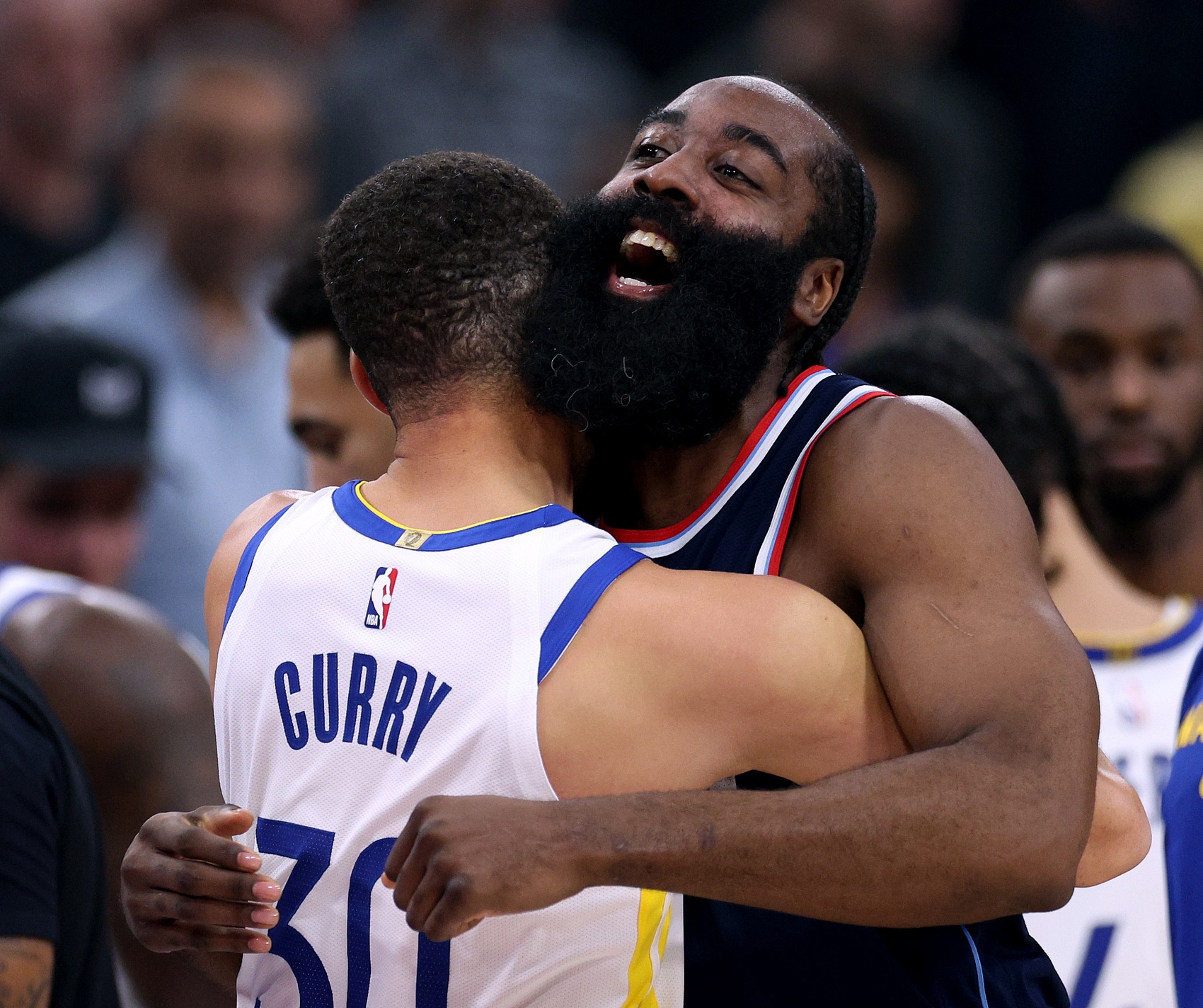  諸神黃昏！庫(kù)里哈登先后50+ NBA歷史首次兩名35歲以上球員轟50+！
